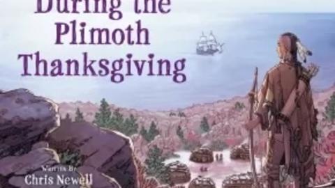 Book cover of Newell's "If You Lived During the Plimoth Thanksgiving"